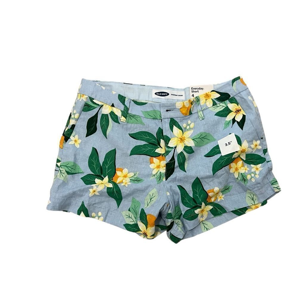 New linen blend shorts